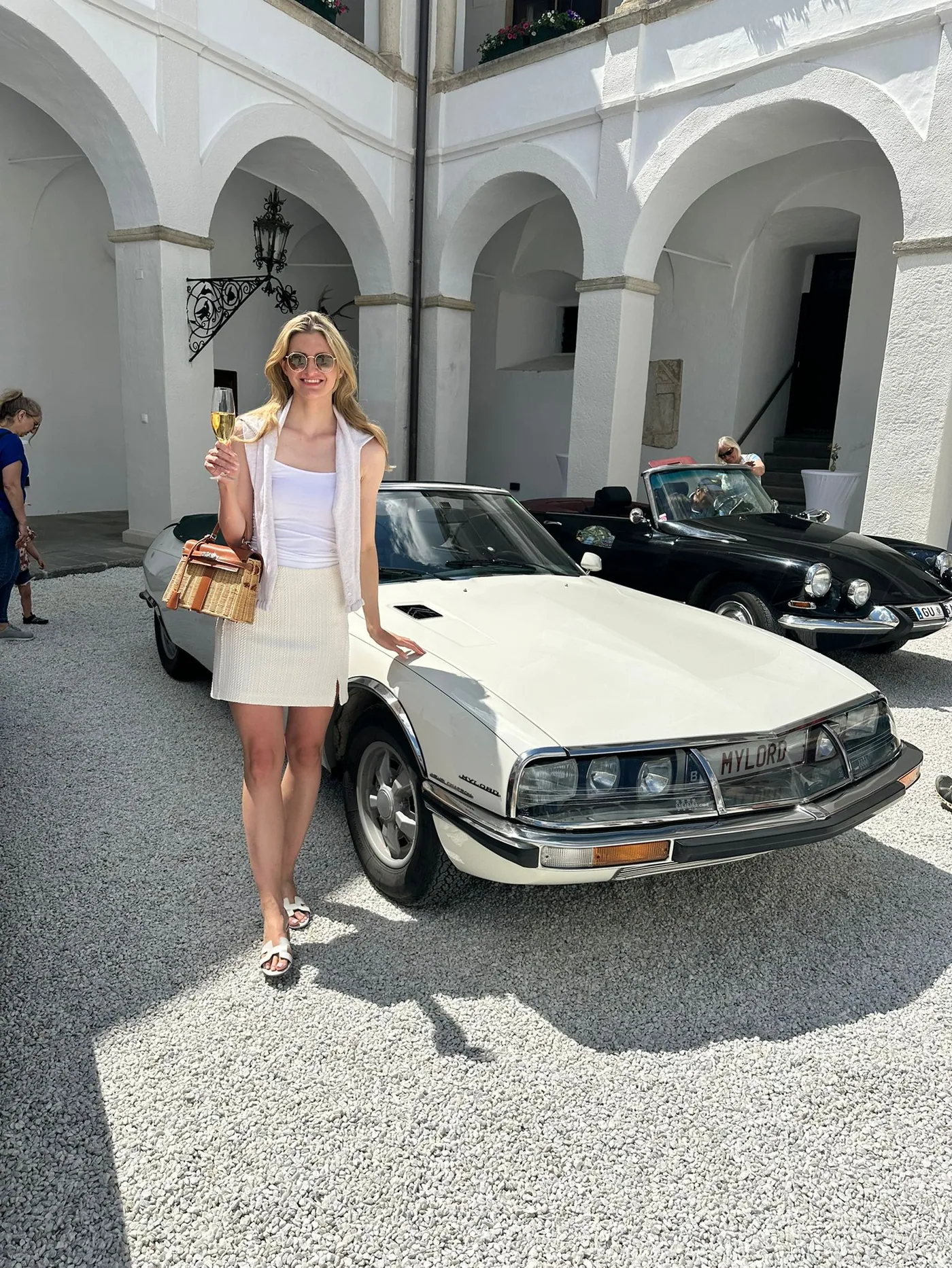 Dinking Sparkteez during the Chapron rally at the herberstein Austria