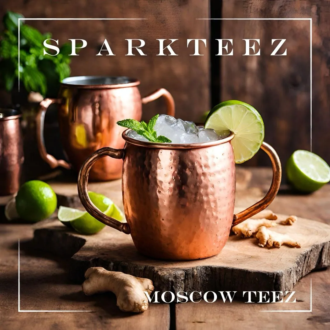 🍹Dry January with Sparkteez Mocktails MoscowTeez🥂🍾  The secret to our MoscowTeez :  🪄4cl of Gill or @gimber_drink  🪄Top up with Sparkteez🥂🍾 🪄Add Timuth Pepper and mint leaves and some fresh lime in garnish